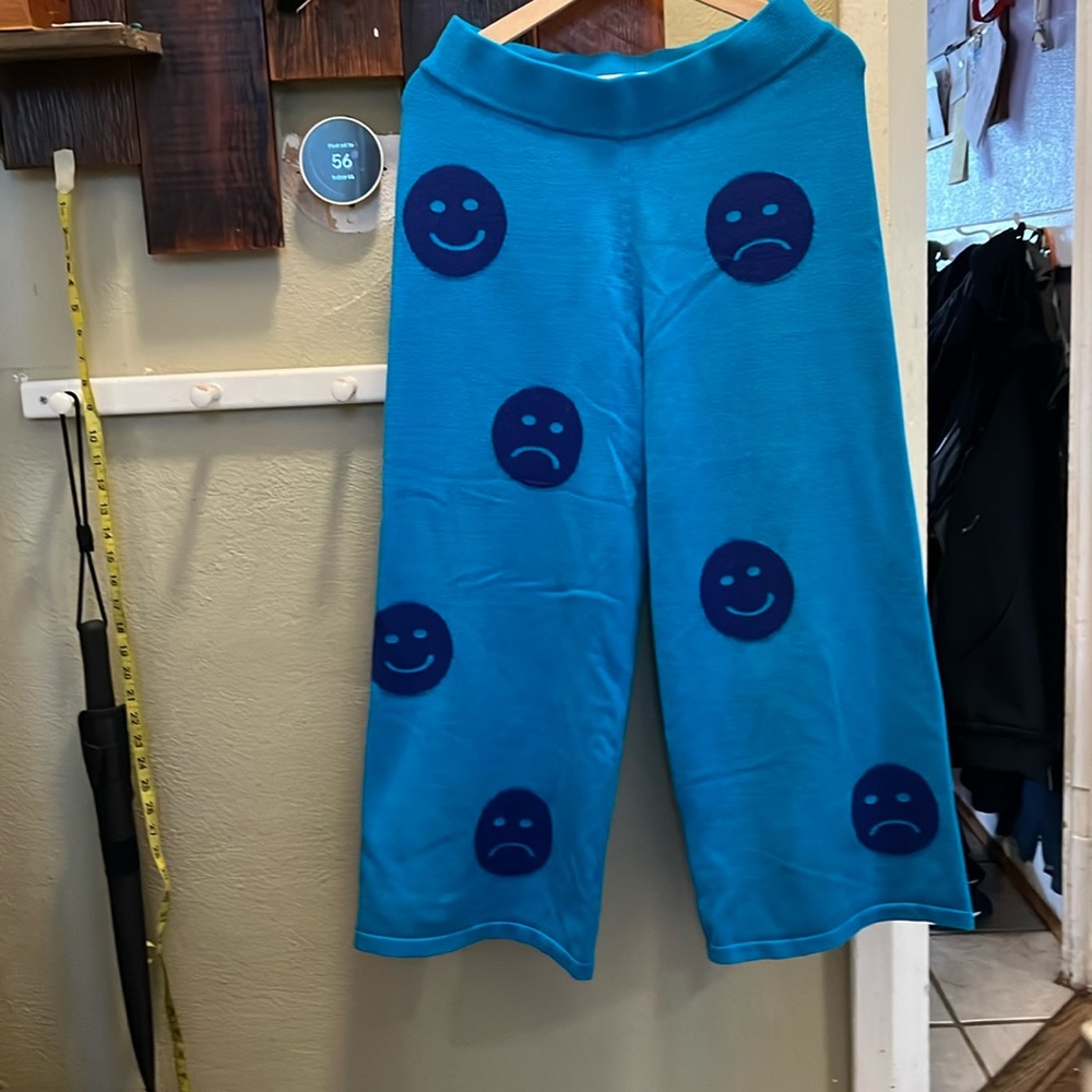 Smile sweaterpants Large Blue